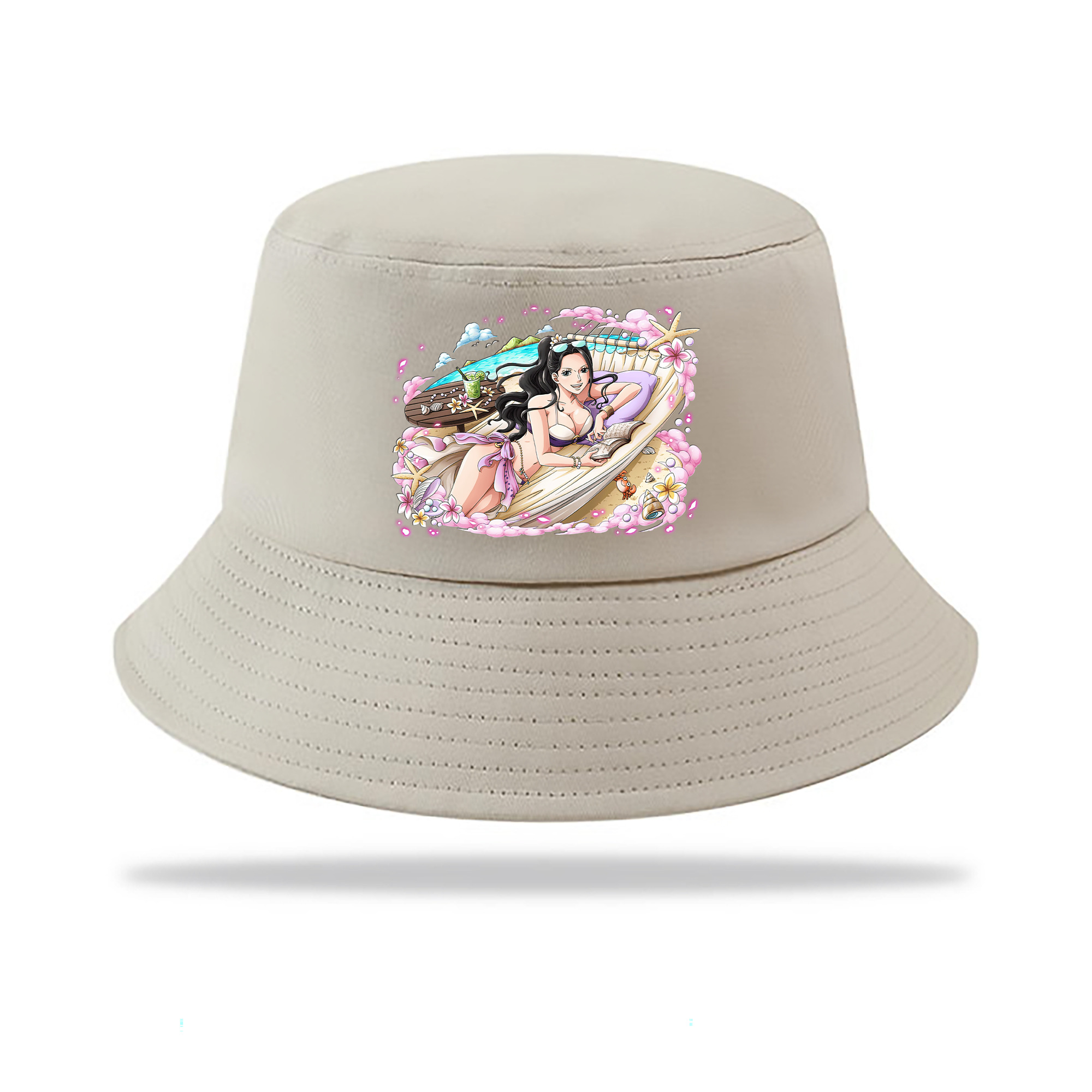 （画像用） ワンピース ニコ・ロビン ONE PIECE Nico Robin アウトドア日除けバケットハット